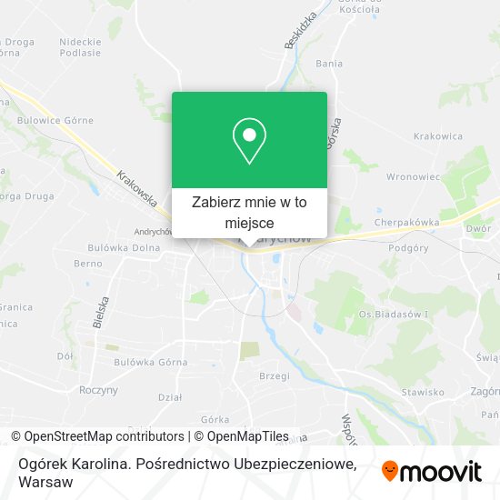 Mapa Ogórek Karolina. Pośrednictwo Ubezpieczeniowe