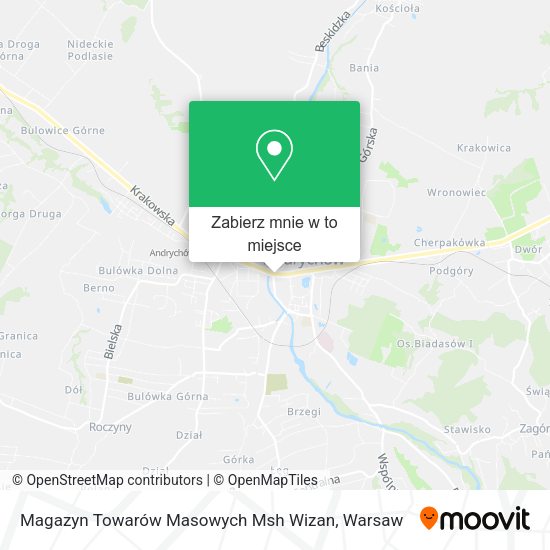 Mapa Magazyn Towarów Masowych Msh Wizan