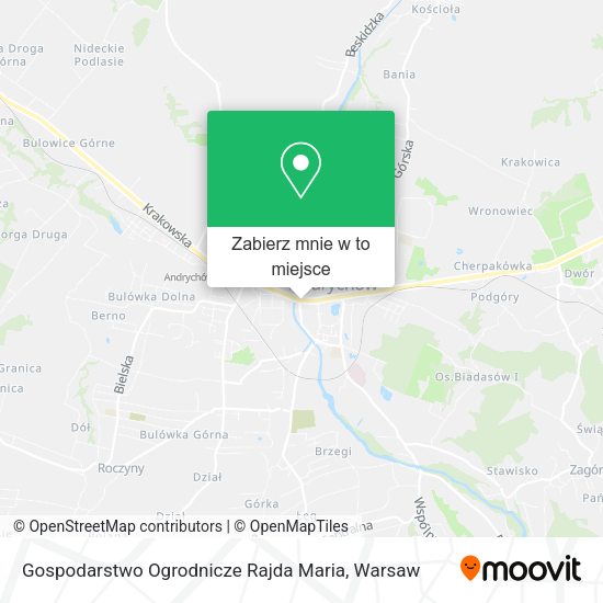 Mapa Gospodarstwo Ogrodnicze Rajda Maria