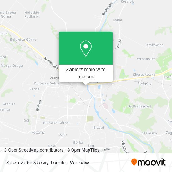 Mapa Sklep Zabawkowy Tomiko