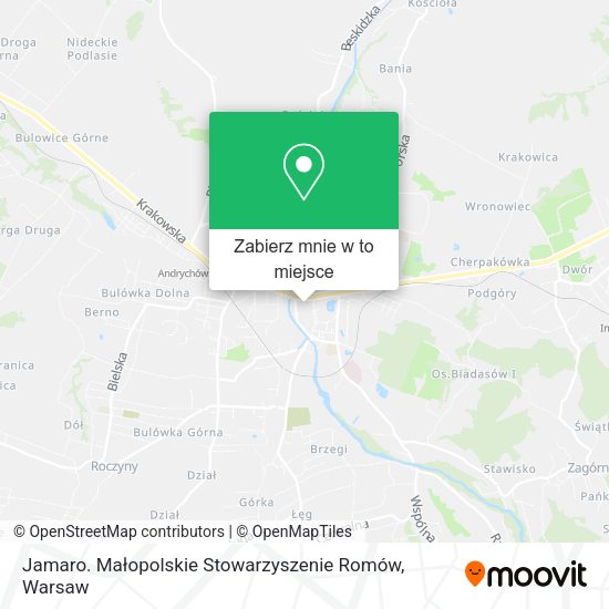 Mapa Jamaro. Małopolskie Stowarzyszenie Romów