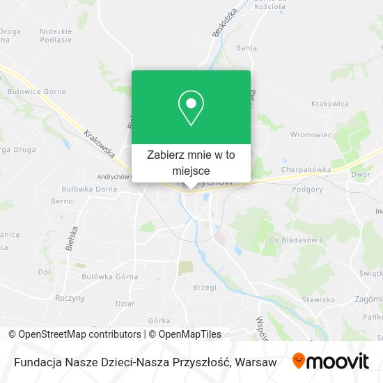 Mapa Fundacja Nasze Dzieci-Nasza Przyszłość