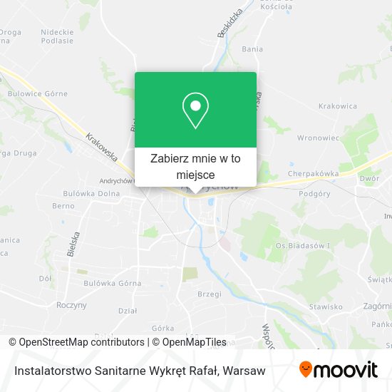 Mapa Instalatorstwo Sanitarne Wykręt Rafał