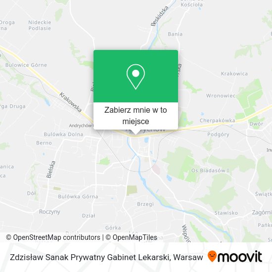 Mapa Zdzisław Sanak Prywatny Gabinet Lekarski