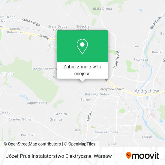 Mapa Józef Prus Instalatorstwo Elektryczne