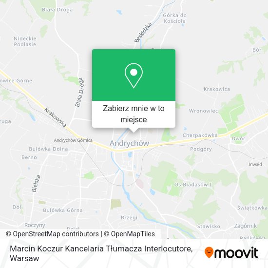 Mapa Marcin Koczur Kancelaria Tłumacza Interlocutore