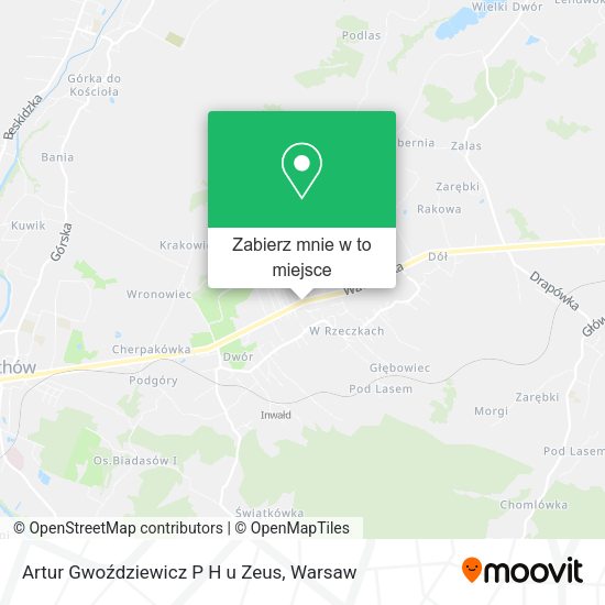 Mapa Artur Gwoździewicz P H u Zeus