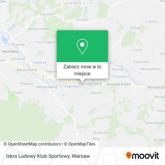 Mapa Iskra Ludowy Klub Sportowy