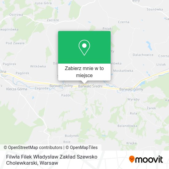 Mapa Filwła Filek Władysław Zakład Szewsko Cholewkarski