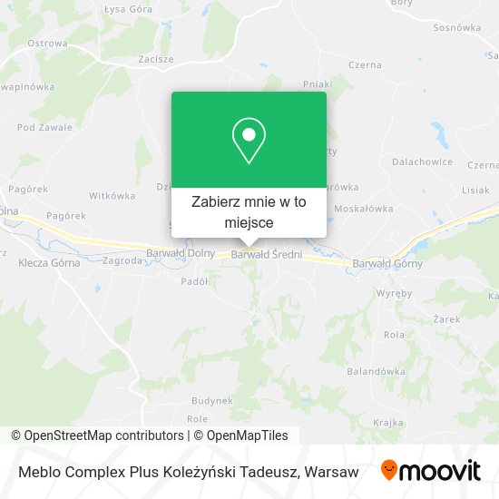 Mapa Meblo Complex Plus Koleżyński Tadeusz