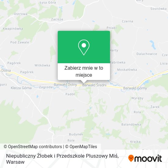 Mapa Niepubliczny Żłobek i Przedszkole Pluszowy Miś