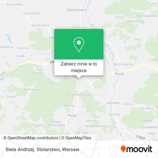 Mapa Biela Andrzej. Stolarstwo