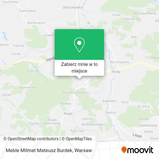 Mapa Meble Milmat Mateusz Burdek