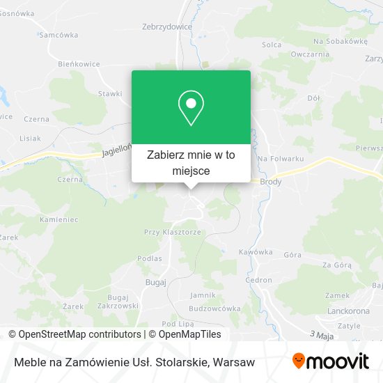 Mapa Meble na Zamówienie Usł. Stolarskie