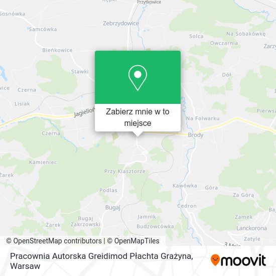 Mapa Pracownia Autorska Greidimod Płachta Grażyna