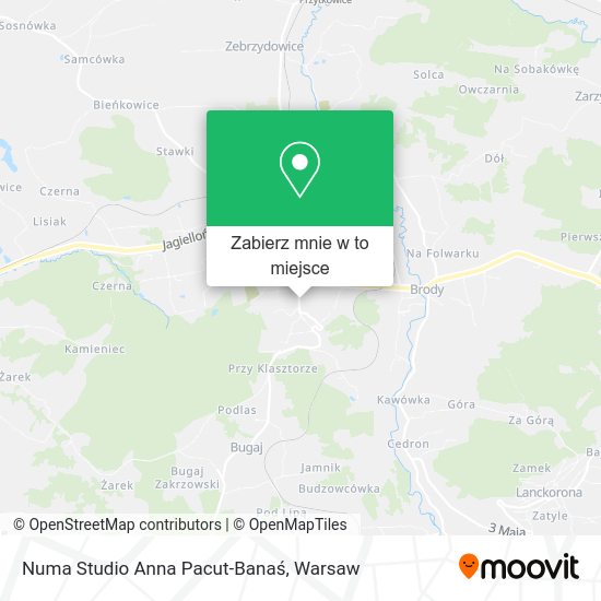 Mapa Numa Studio Anna Pacut-Banaś