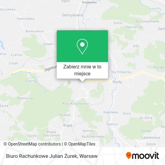 Mapa Biuro Rachunkowe Julian Żurek