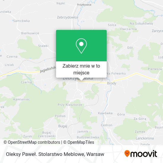 Mapa Oleksy Paweł. Stolarstwo Meblowe