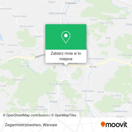 Mapa Zegarmistrzowstwo