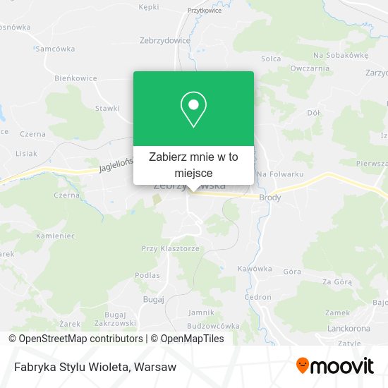 Mapa Fabryka Stylu Wioleta