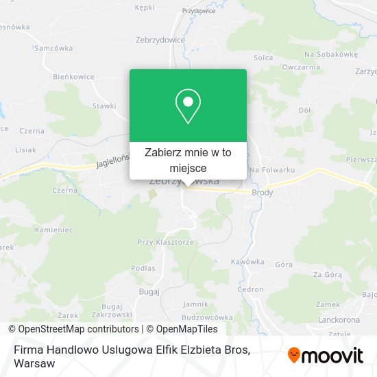 Mapa Firma Handlowo Uslugowa Elfik Elzbieta Bros