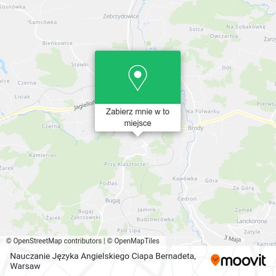 Mapa Nauczanie Języka Angielskiego Ciapa Bernadeta