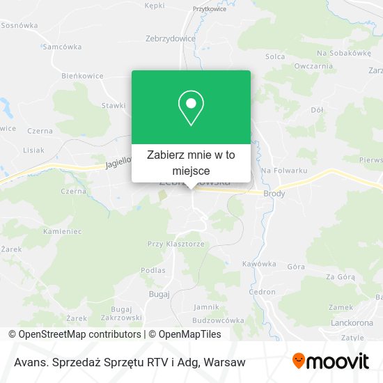 Mapa Avans. Sprzedaż Sprzętu RTV i Adg