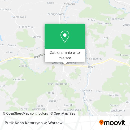 Mapa Butik Kaha Katarzyna w