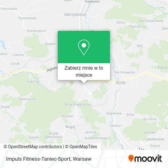 Mapa Impuls Fitness-Taniec-Sport