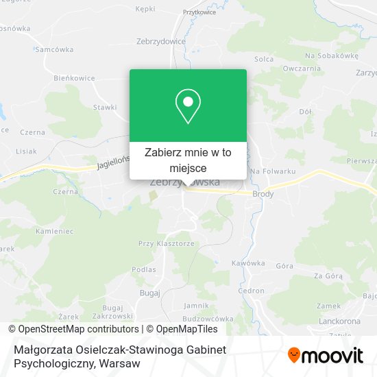 Mapa Małgorzata Osielczak-Stawinoga Gabinet Psychologiczny