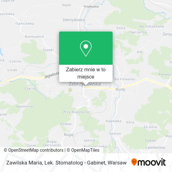 Mapa Zawilska Maria, Lek. Stomatolog - Gabinet