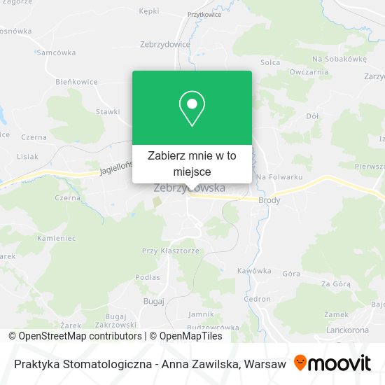 Mapa Praktyka Stomatologiczna - Anna Zawilska