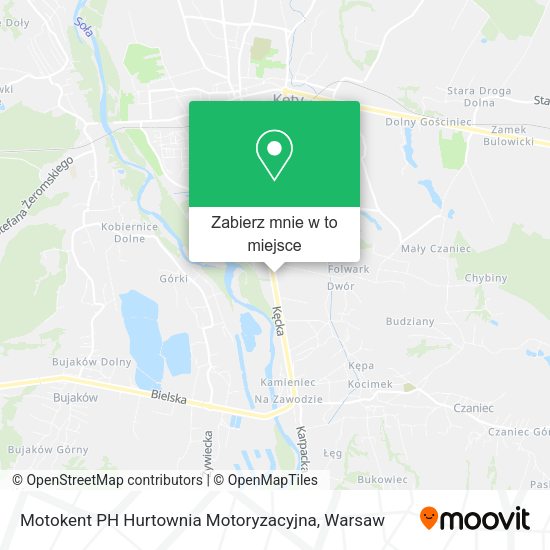 Mapa Motokent PH Hurtownia Motoryzacyjna