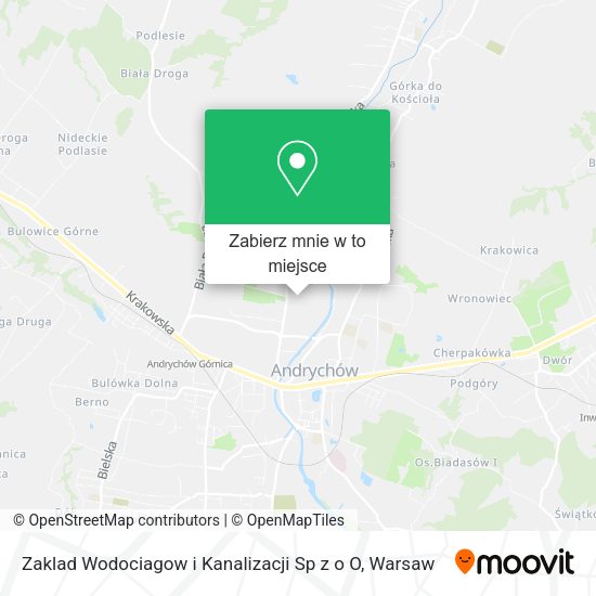 Mapa Zaklad Wodociagow i Kanalizacji Sp z o O