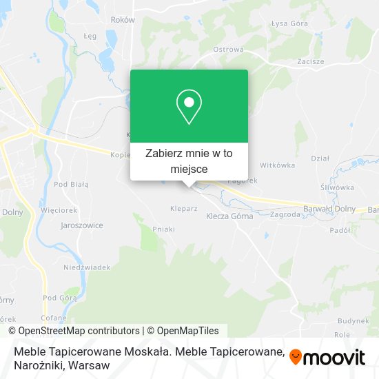 Mapa Meble Tapicerowane Moskała. Meble Tapicerowane, Narożniki