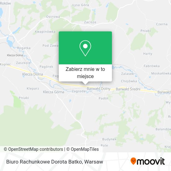 Mapa Biuro Rachunkowe Dorota Batko