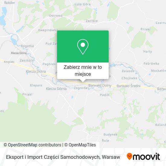 Mapa Eksport i Import Części Samochodowych