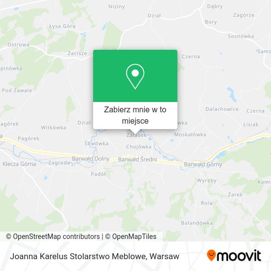 Mapa Joanna Karelus Stolarstwo Meblowe