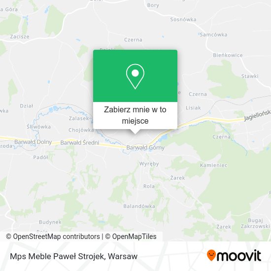 Mapa Mps Meble Paweł Strojek