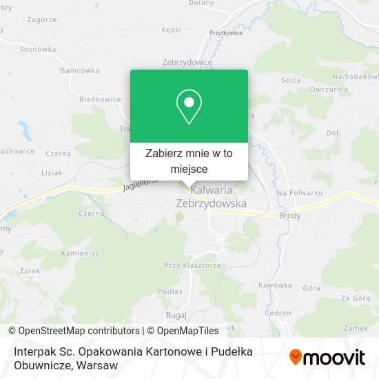 Mapa Interpak Sc. Opakowania Kartonowe i Pudełka Obuwnicze