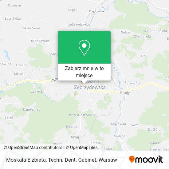 Mapa Moskała Elżbieta, Techn. Dent. Gabinet