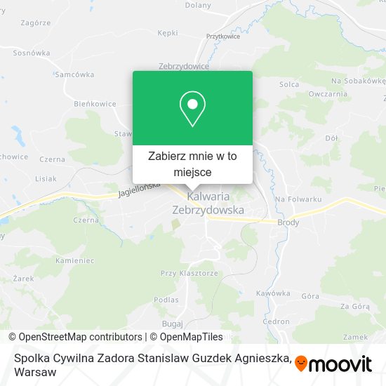 Mapa Spolka Cywilna Zadora Stanislaw Guzdek Agnieszka