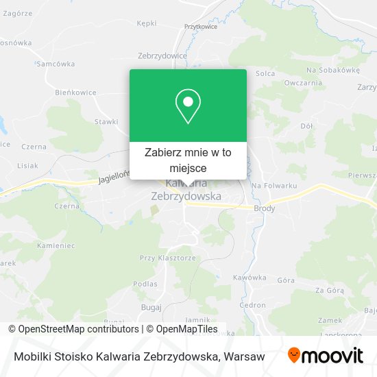 Mapa Mobilki Stoisko Kalwaria Zebrzydowska