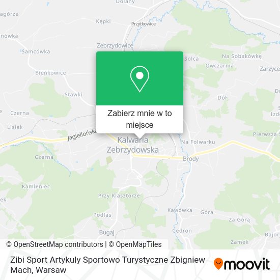 Mapa Zibi Sport Artykuly Sportowo Turystyczne Zbigniew Mach