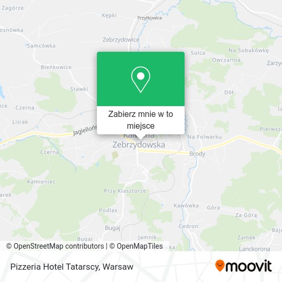 Mapa Pizzeria Hotel Tatarscy