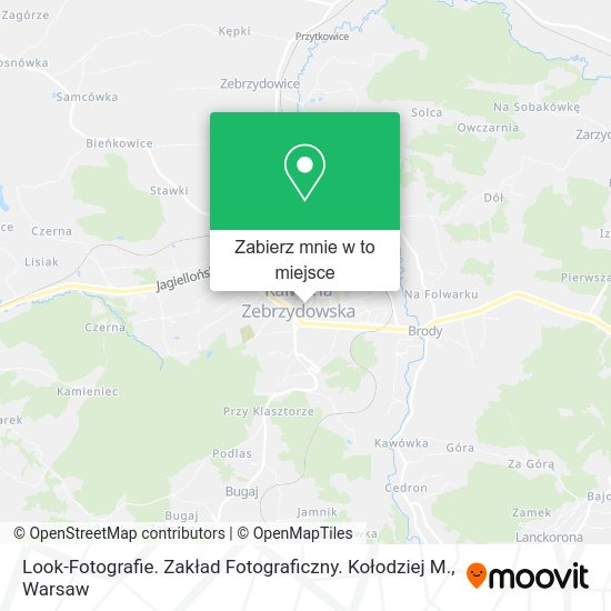 Mapa Look-Fotografie. Zakład Fotograficzny. Kołodziej M.