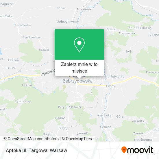 Mapa Apteka ul. Targowa