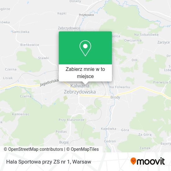 Mapa Hala Sportowa przy ZS nr 1