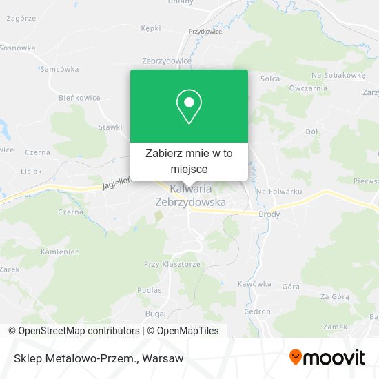 Mapa Sklep Metalowo-Przem.