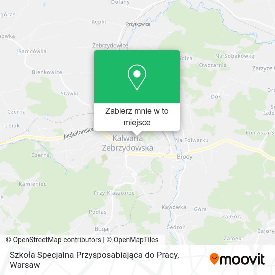 Mapa Szkoła Specjalna Przysposabiająca do Pracy